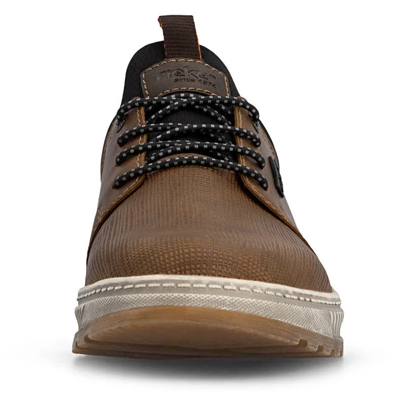 Rieker Herren Slipper Halbschuh braun