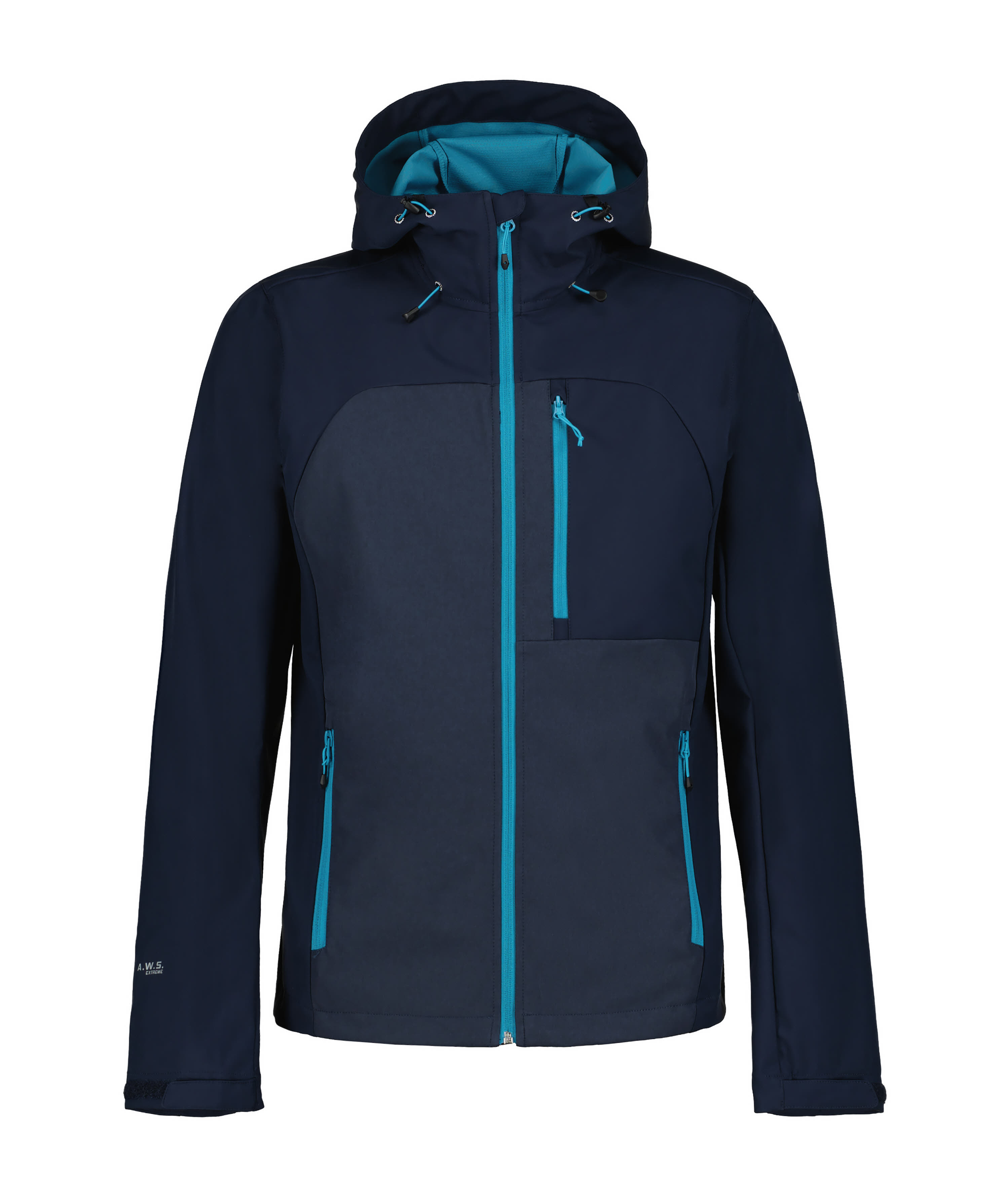 Icepeak Brooker Herren Softshelljacke Funktionsjacke Wanderjacke blau