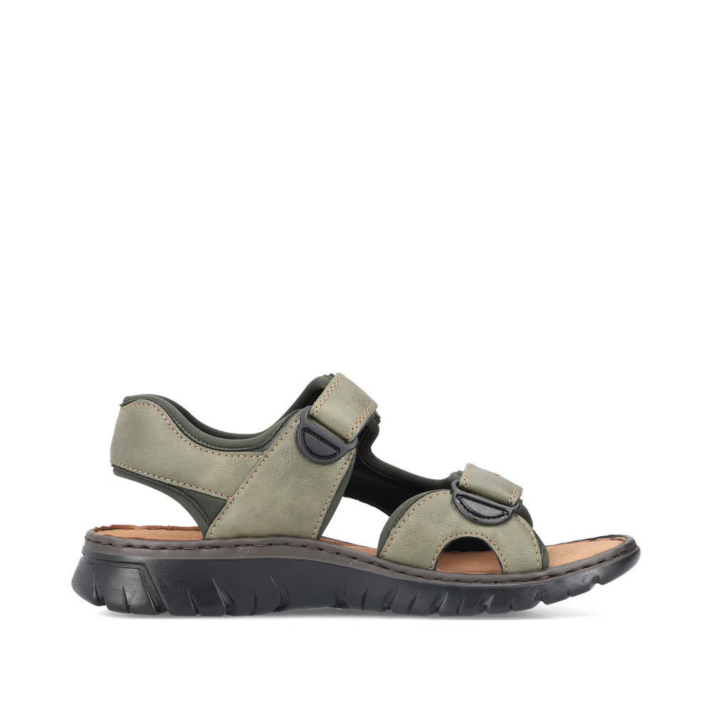 Rieker FSK Herren Sandalen Trekkingsandalen grün