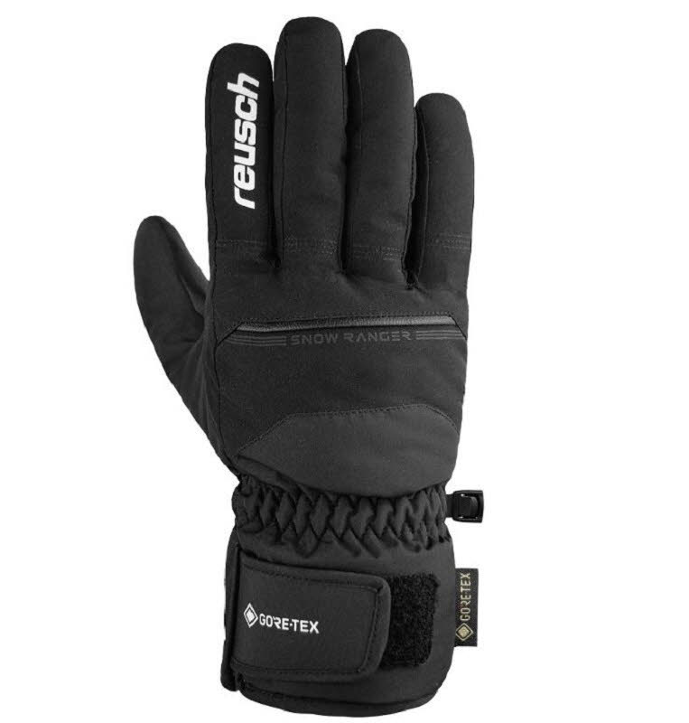 REUSCH SNOW RANGER GORE-TEX Erwachsenen Skihandschuhe Fingerlinge schwarz