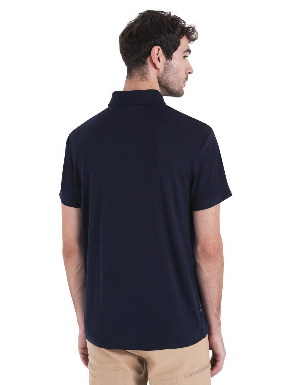 Icebreaker Merino 150 Tech Lite III SS Herren Poloshirt schwarz