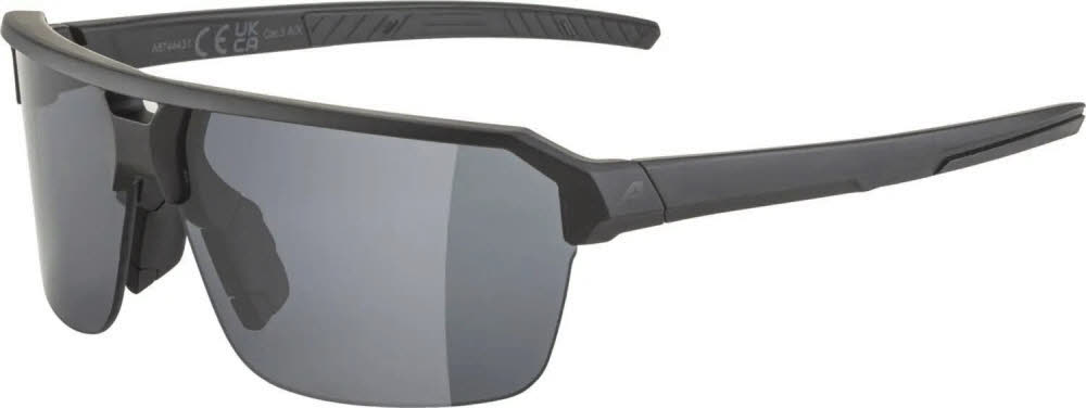 Alpina SWIFT HR Unisex Sportbrille Radsportbrille schwarz