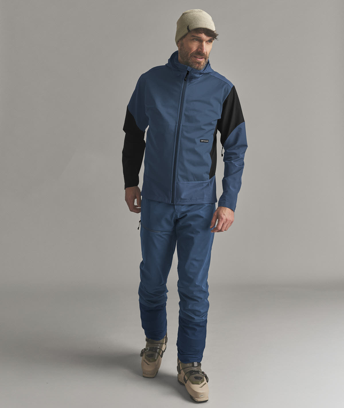 Ortovox ORTLER SOFTSHELL PLUS JACKET Herren Softshelljacke Outdoorjacke blau