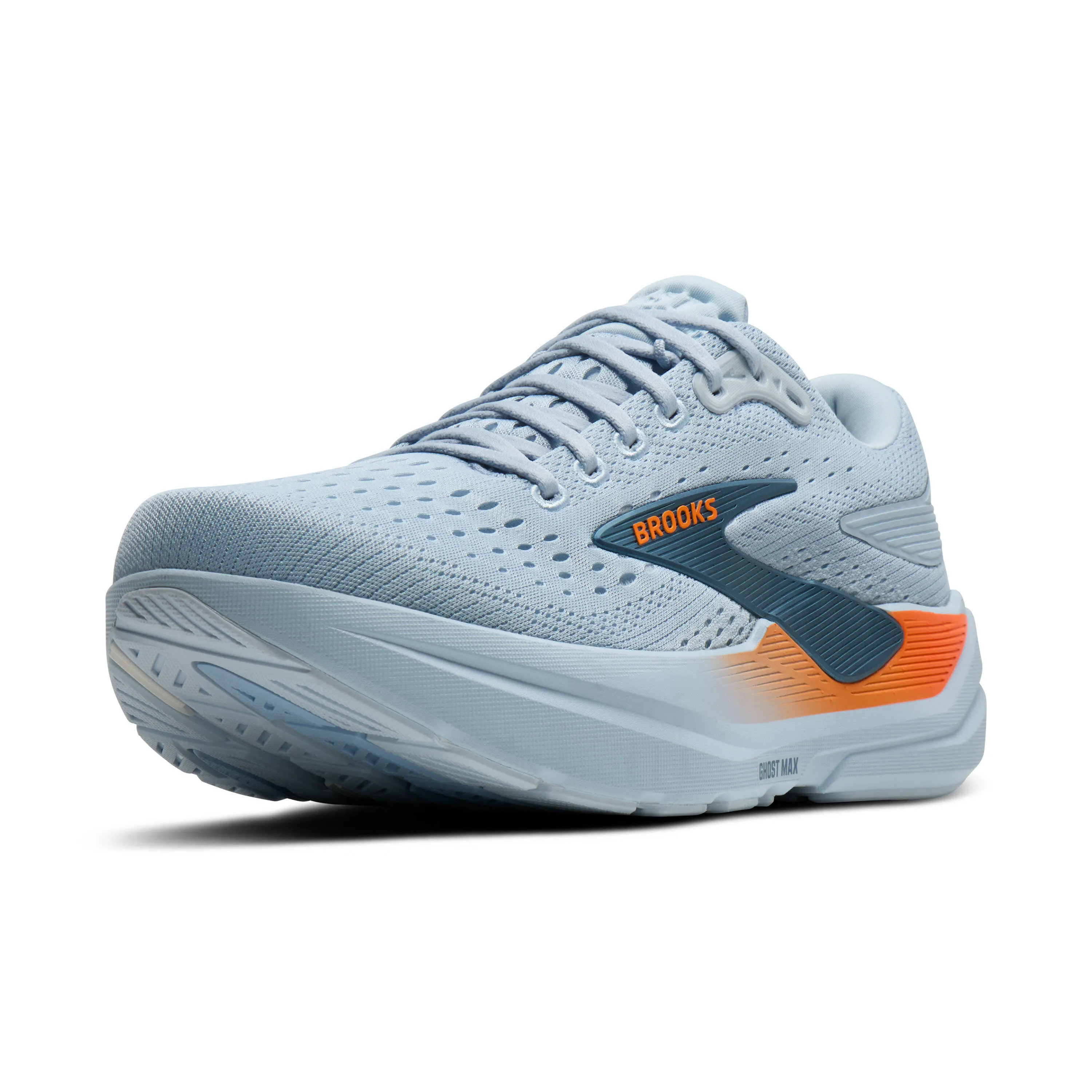 Brooks Ghost Max 3 Laufschuhe Joggingschuhe Herren weiß/orange