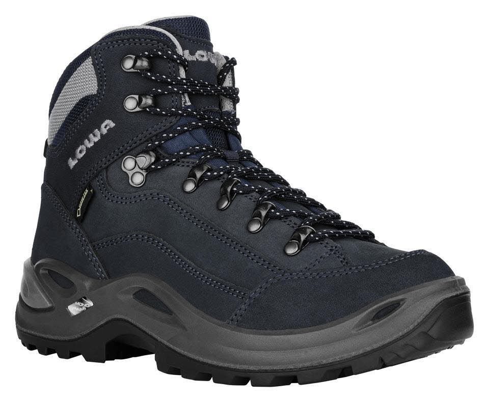 Lowa RENEGADE GTX MID WS Damen Wanderschuhe Trekkingschuhe navy/grau
