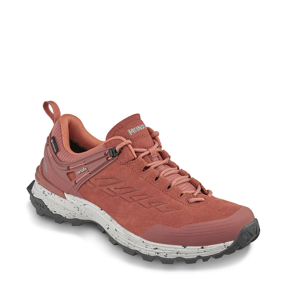 Meindl Dallas Lady GTX Damen Wanderschuhe Trekkingschuhe Low erdbeer/apricot