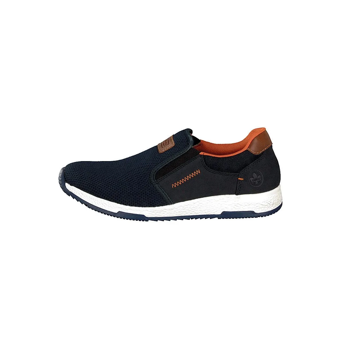 Rieker FSK Herren Halbschuhe Slipper Sneaker modisch Freizeit blau NEU