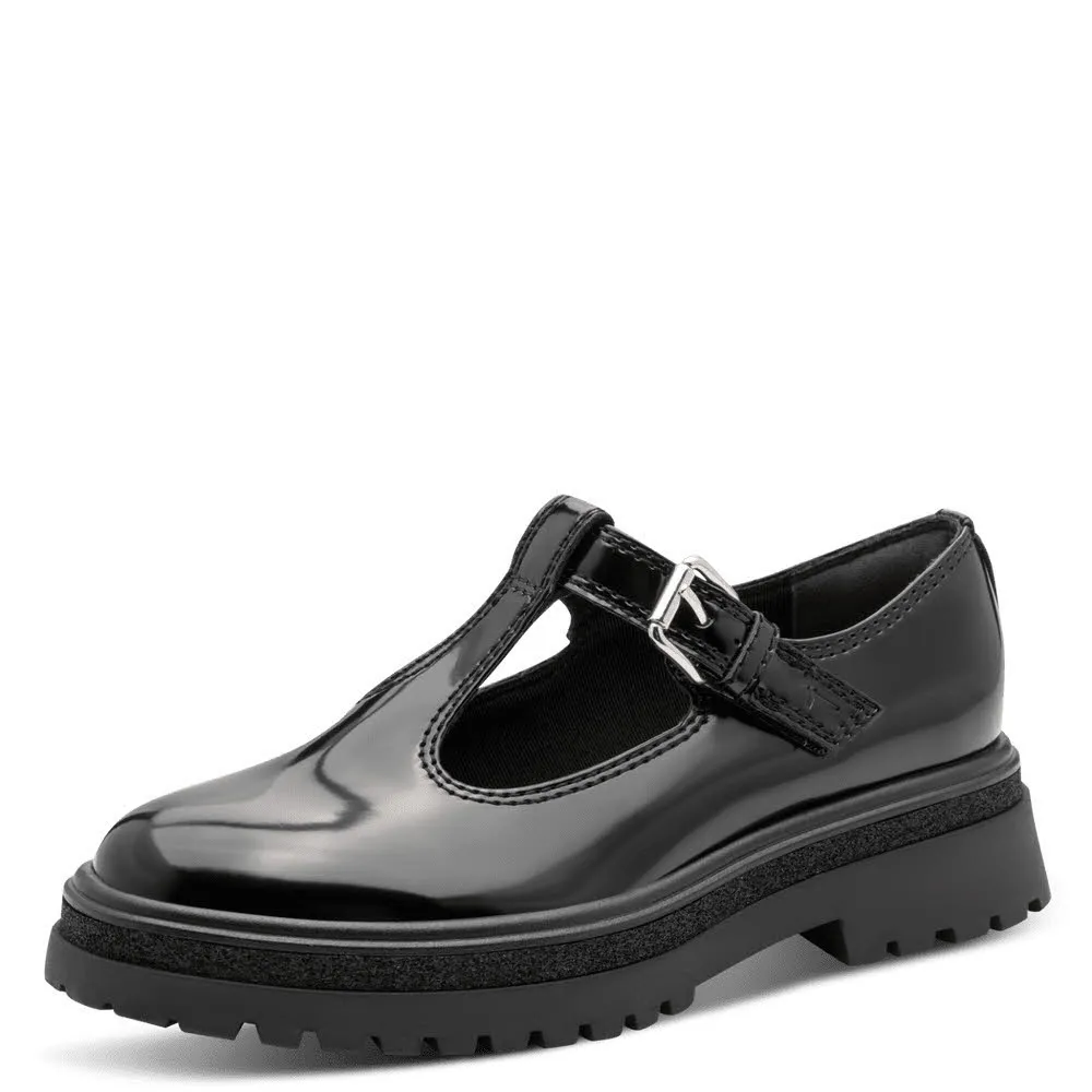 Tamaris Damen Slipper schwarz