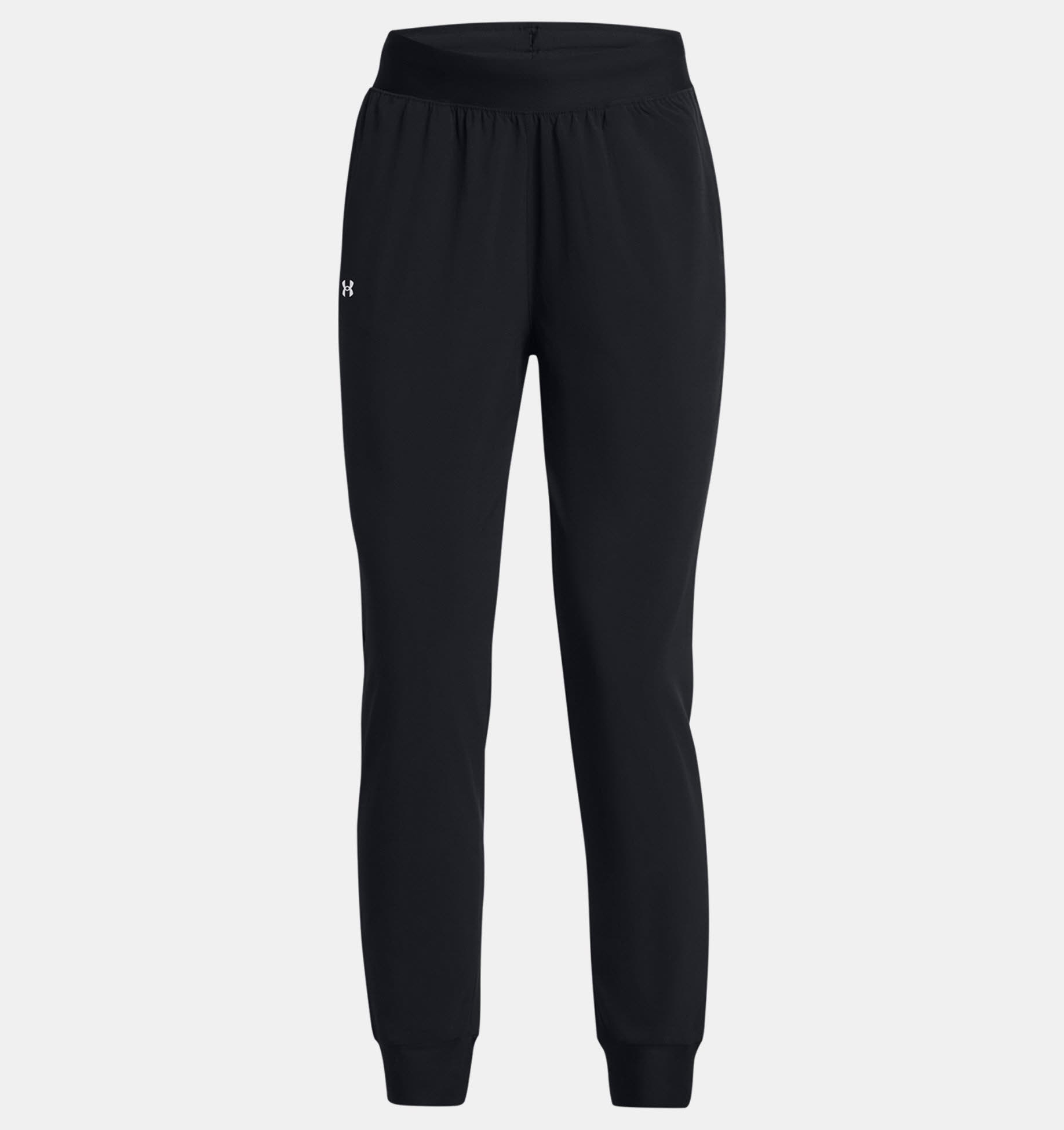 Under Armour ArmourSport High Rise Wvn Pnt Damen Jogginhose Trainingshose black NEU