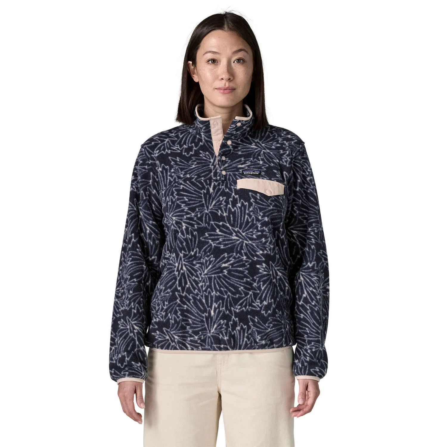 Patagonia Lightweight Synch Snap-T P/O Damen Fleecepullover blau