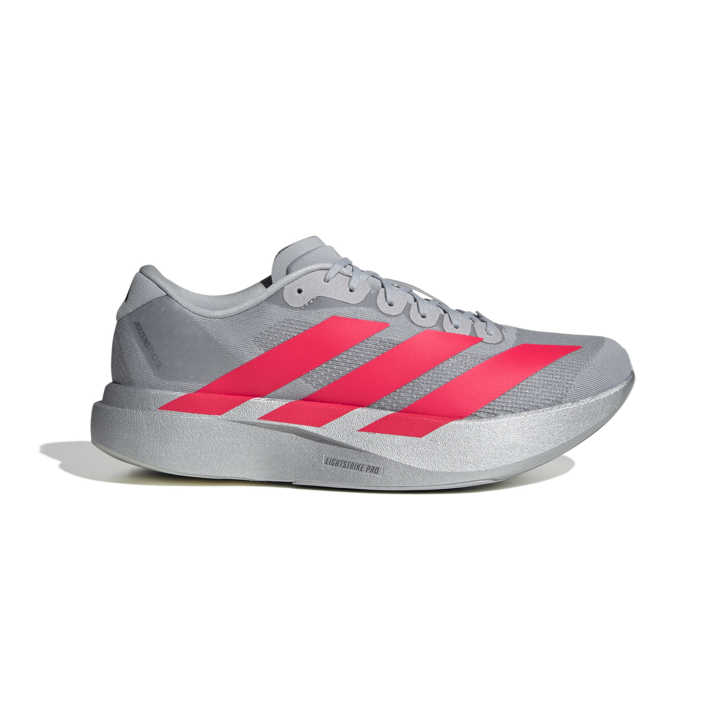 adidas ADIZERO EVO SL Herren Laufschuhe Joggingschuhe silber/rot