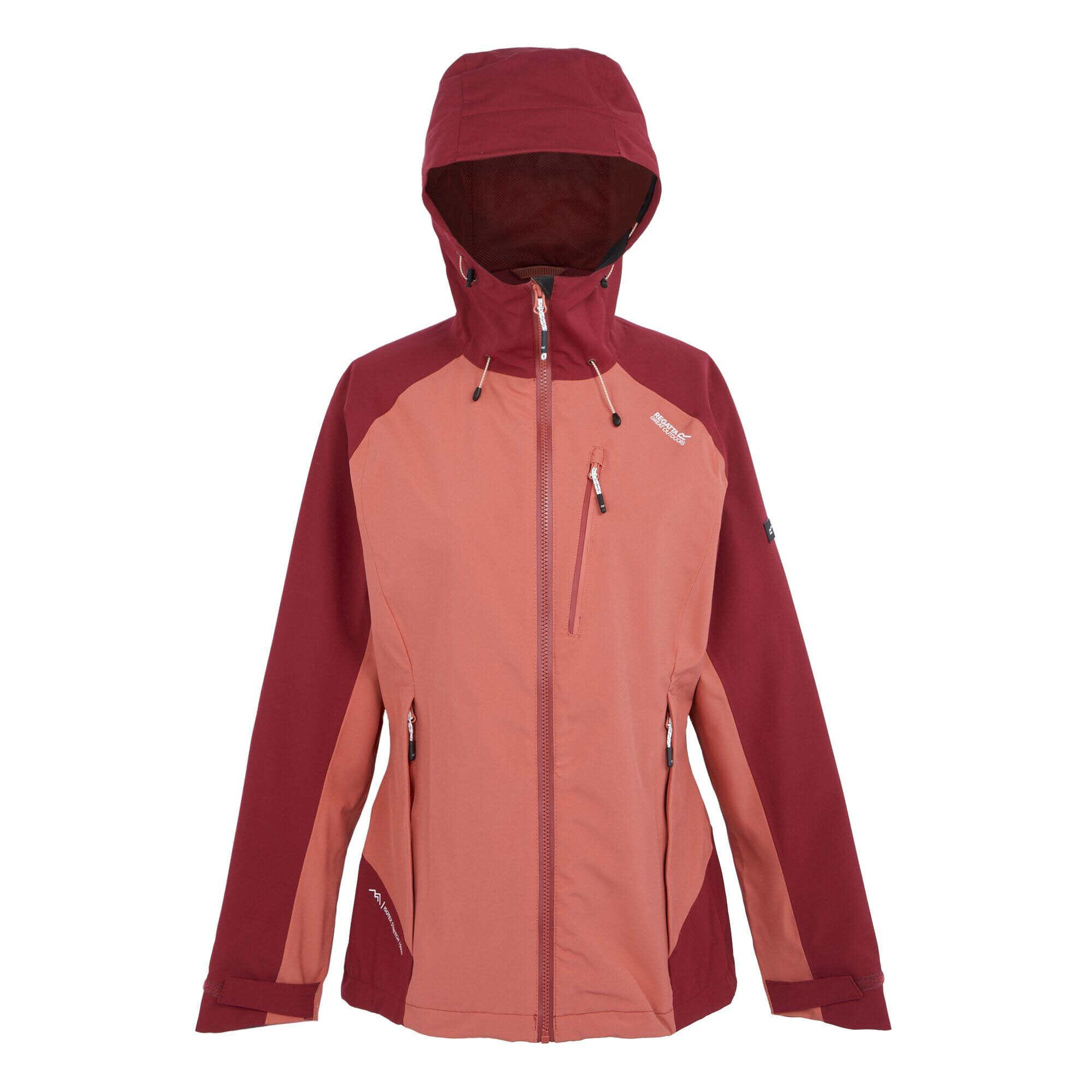 Regatta Birchdale Damen Regenjacke Walkingjacke Kapuzenjacke rot