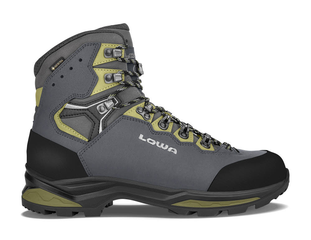 Lowa CAMINO EVO GTX Herren Wanderschuhe Trekkingschuhe stahlblau/kiwi