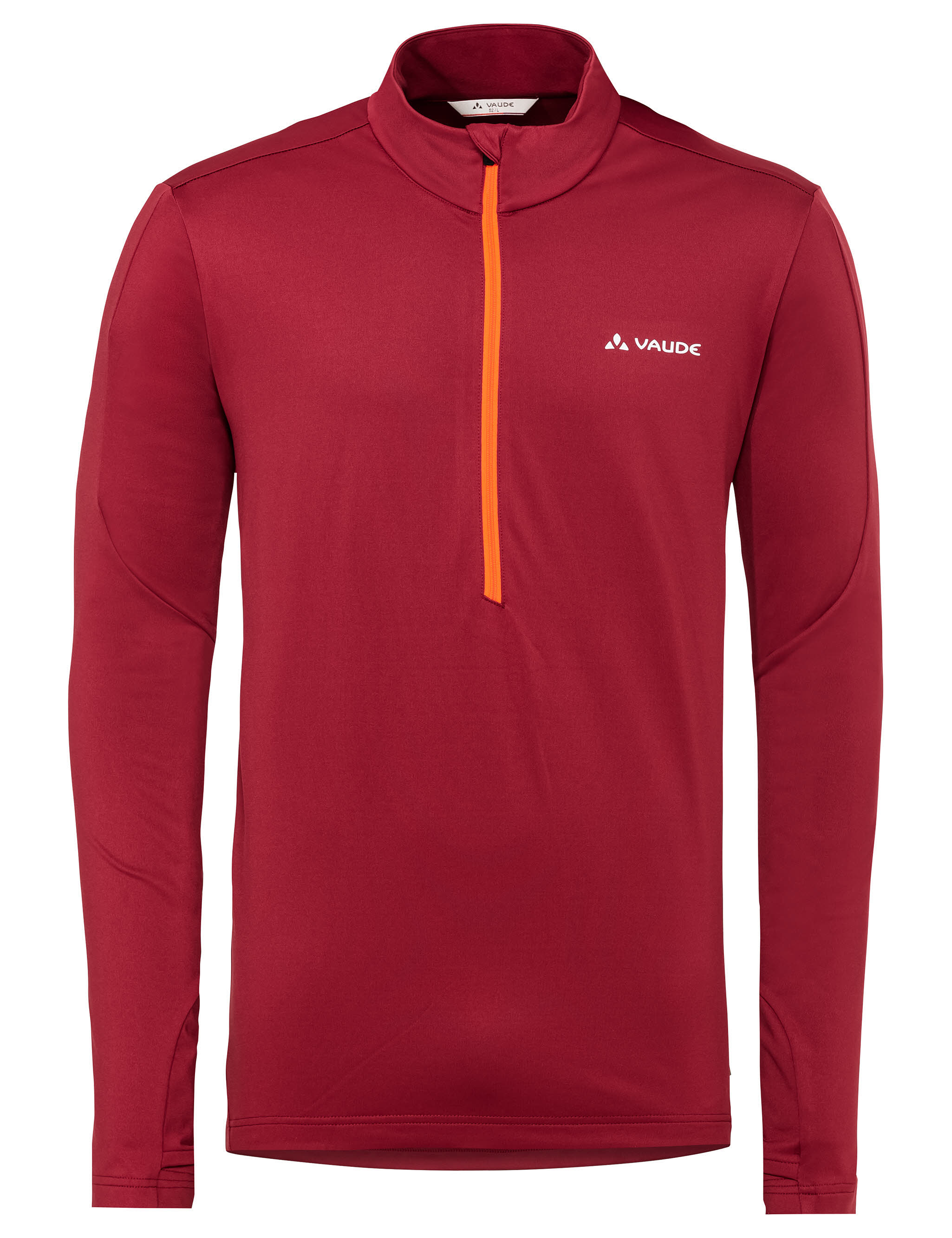 Vaude Men's Livigno Halfzip II Langarmshirt Skirolli Herren rot