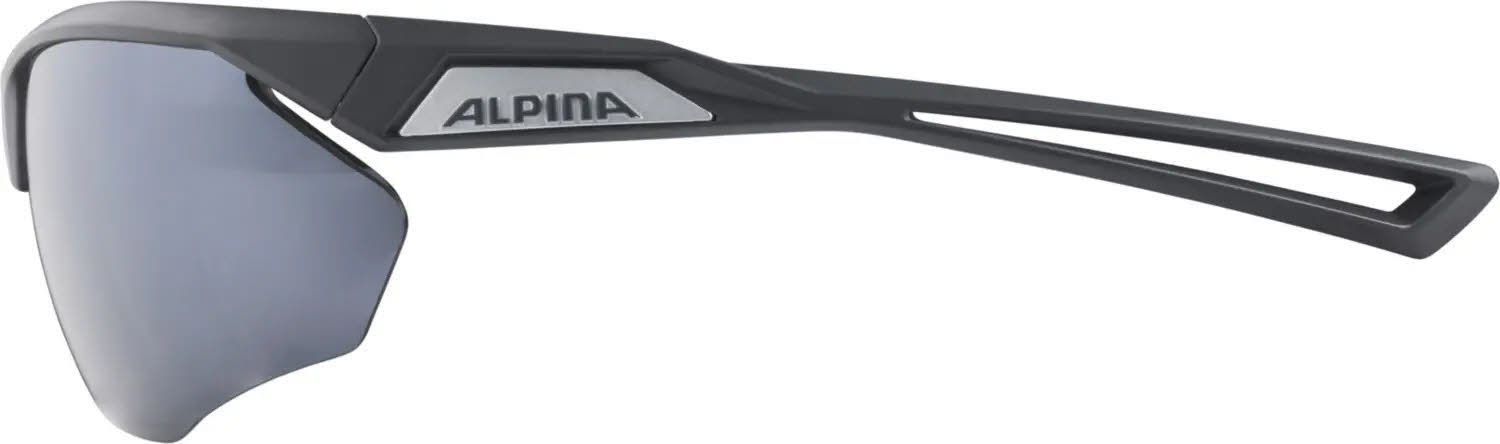 Alpina NYLOS HR Unisex Sportbrille Sonnenbrille midnight/grey matt