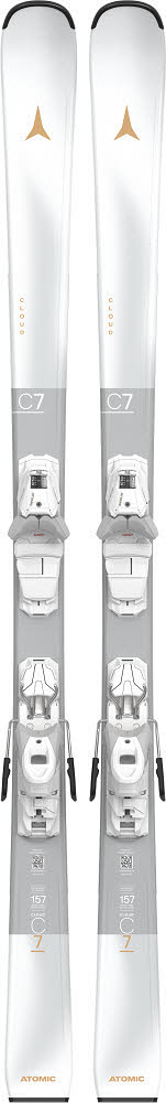 Atomic CLOUD C7 WHITE + M 10 GW Damen Ski Einsteiger 25/26 weiß