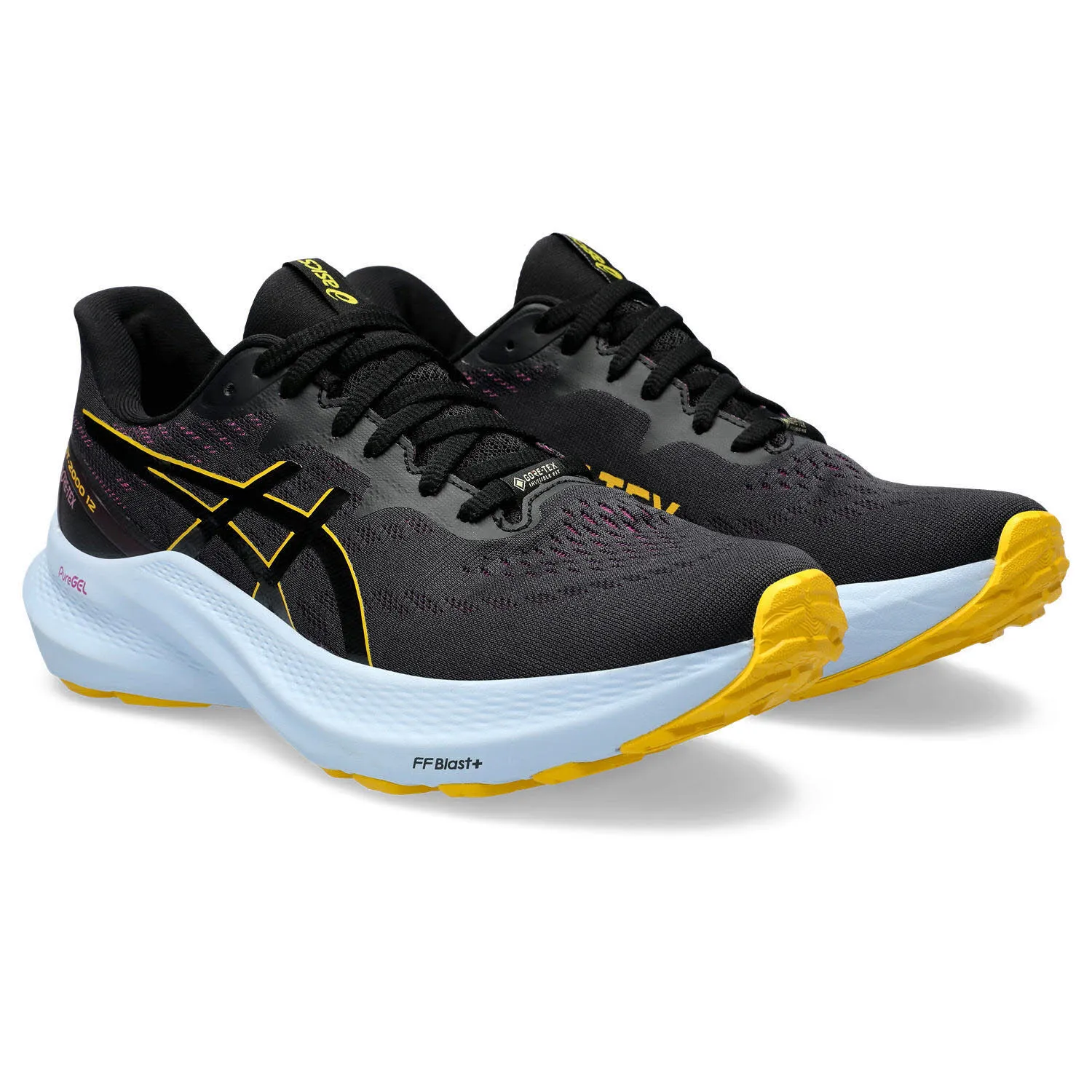 ASICS GT-2000 12 GTX Laufschuhe Joggingschuhe Damen schwarz