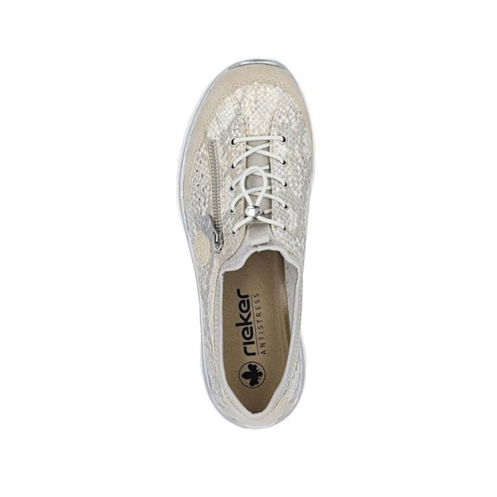 Rieker Damen Slipper Sneaker Low beige