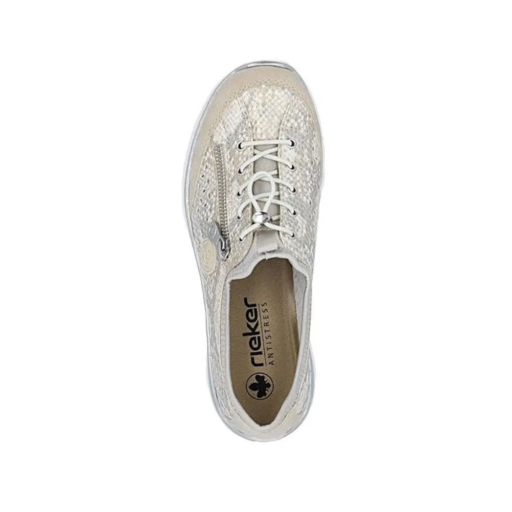 Rieker Damen Slipper Sneaker Low beige