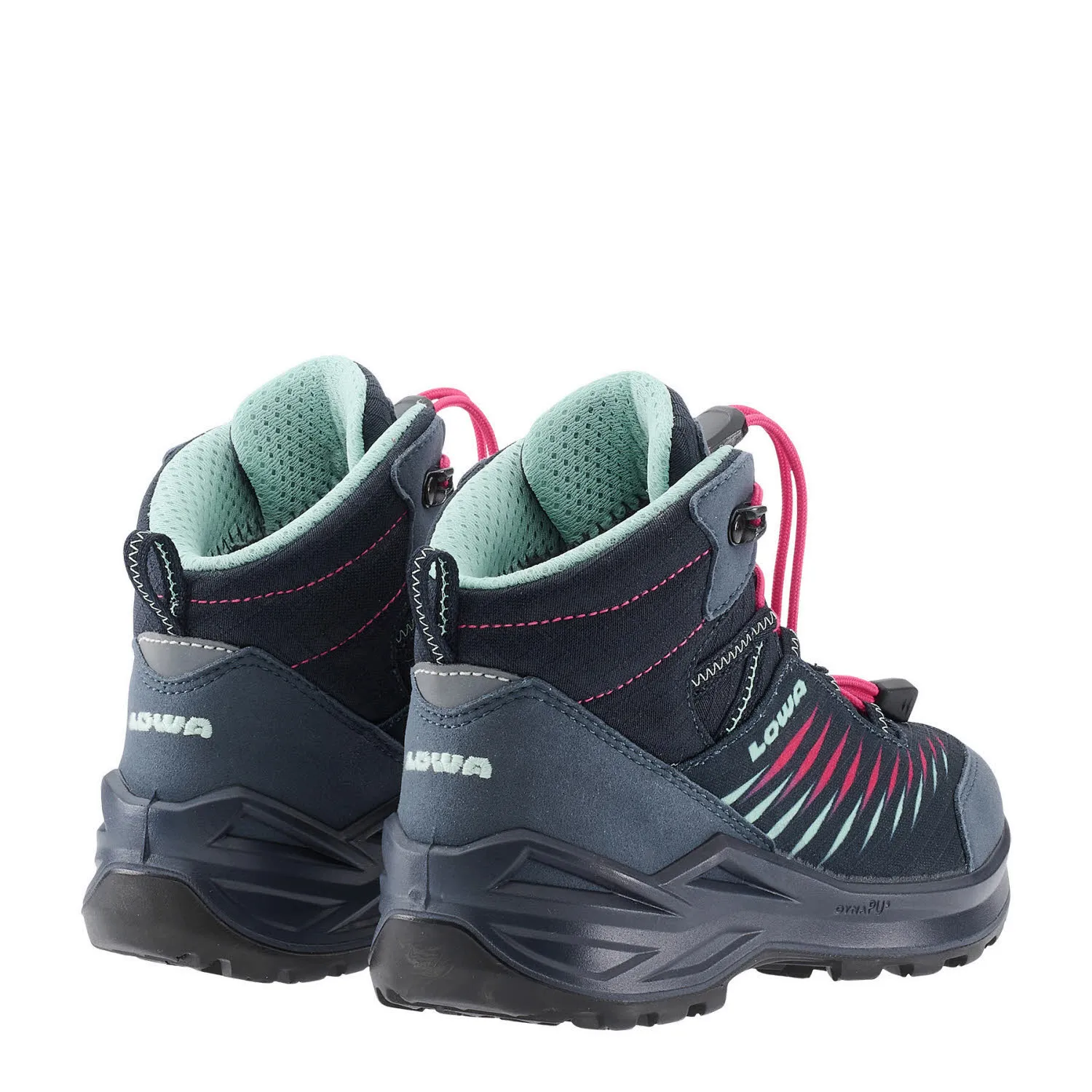 Lowa ZIRROX II GTX MID JR Mädchen Wanderschuhe Trekkingschuhe navy/pink