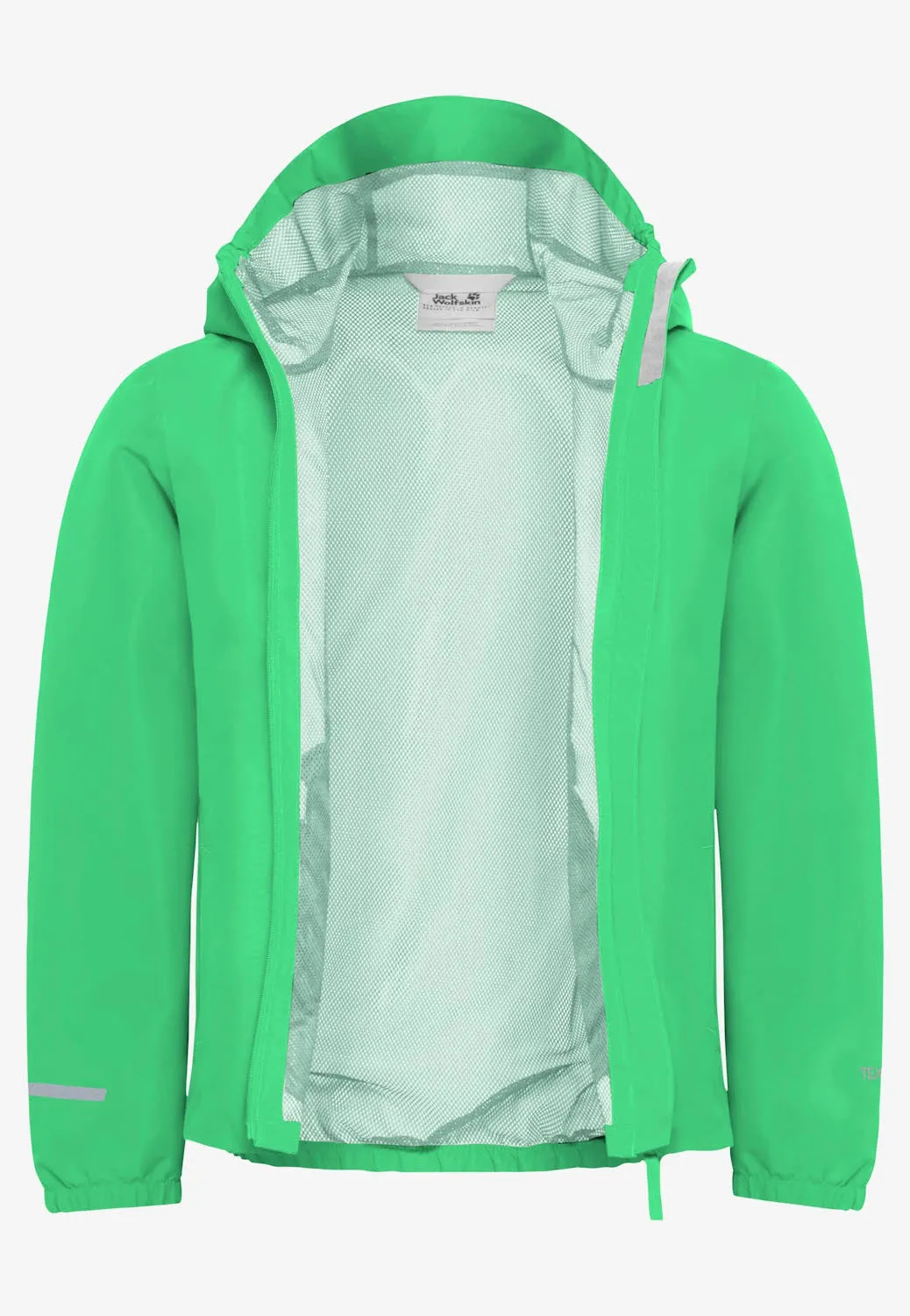 Jack Wolfskin FLAZE JACKET K Kinder Regenjacke Outdoorjacke lizard