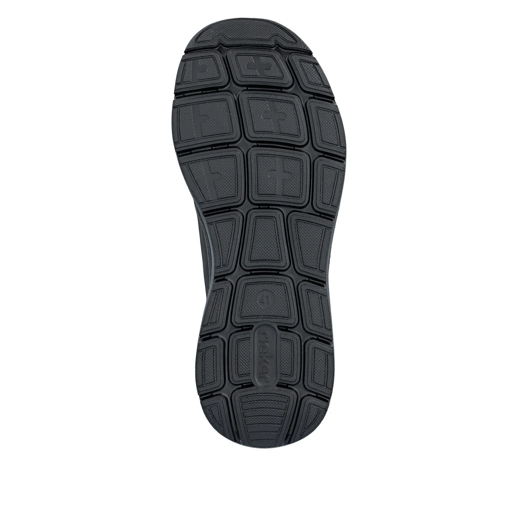 Rieker Slipper Kletter Freizeitschuh Herren schwarz
