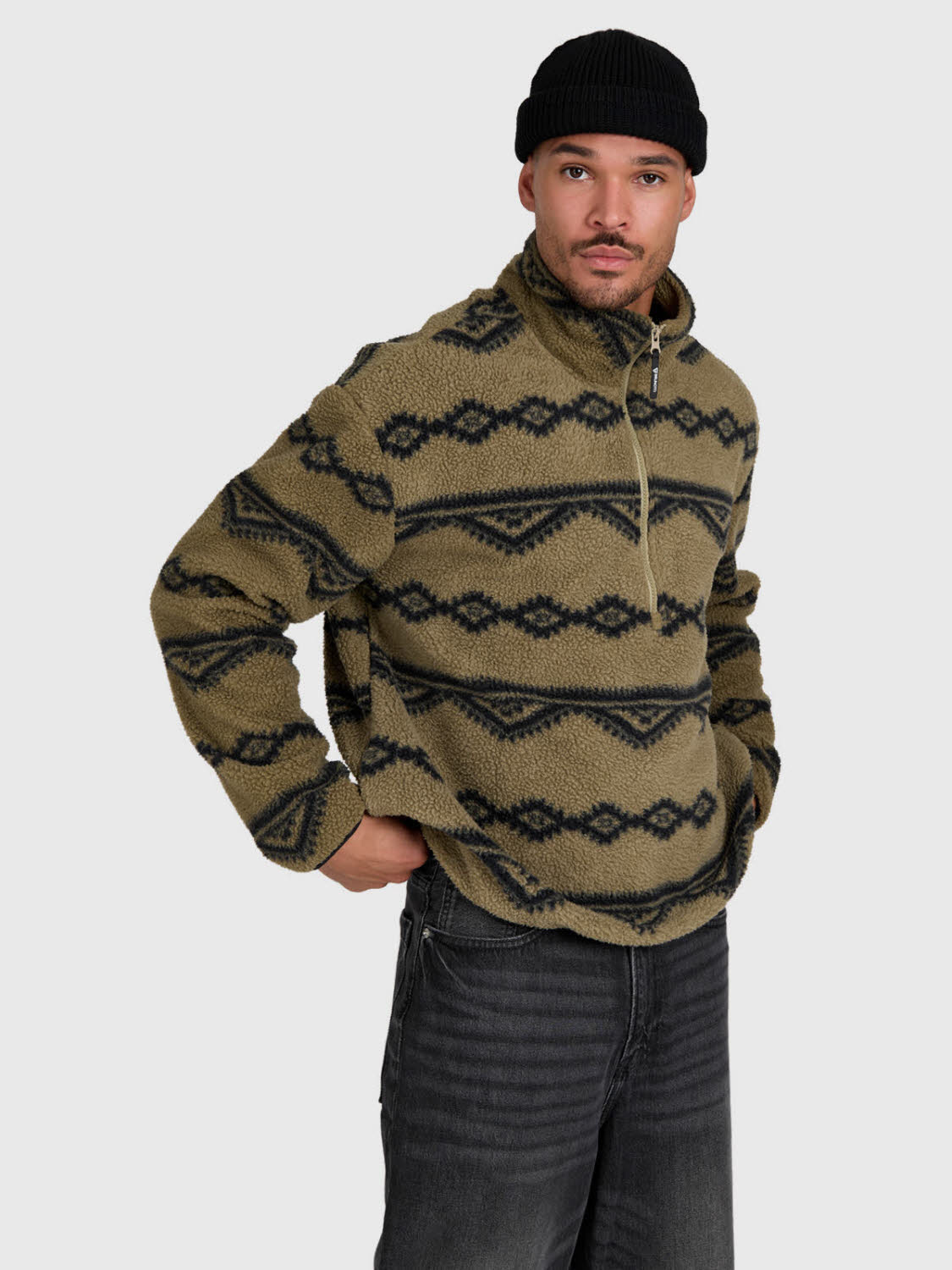 BRUNOTTI HE Kennet Urban Fleece Herren Fleecepulli grün