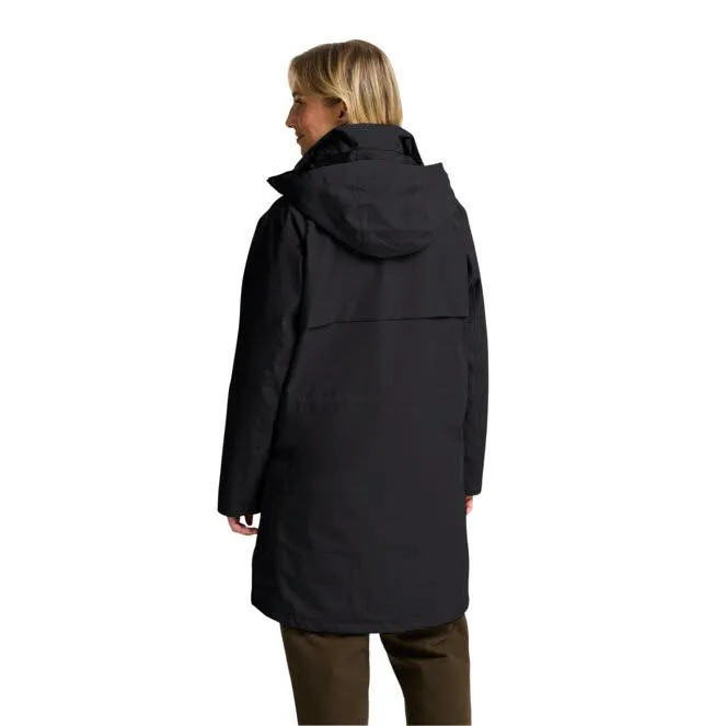 Jack Wolfskin Baylight 3in1 Coat Damen Kombimantel Freizeitmantel schwarz