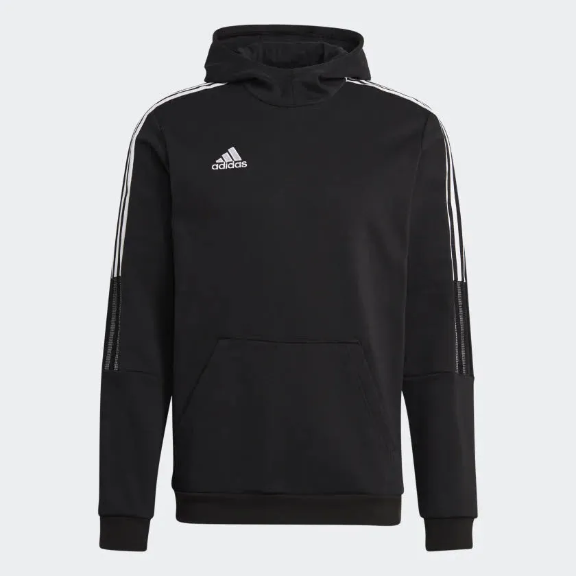 adidas TIRO21 SW HOOD Herren Hoodie Kapuzenpullover Bauchtasche schawarz NEU