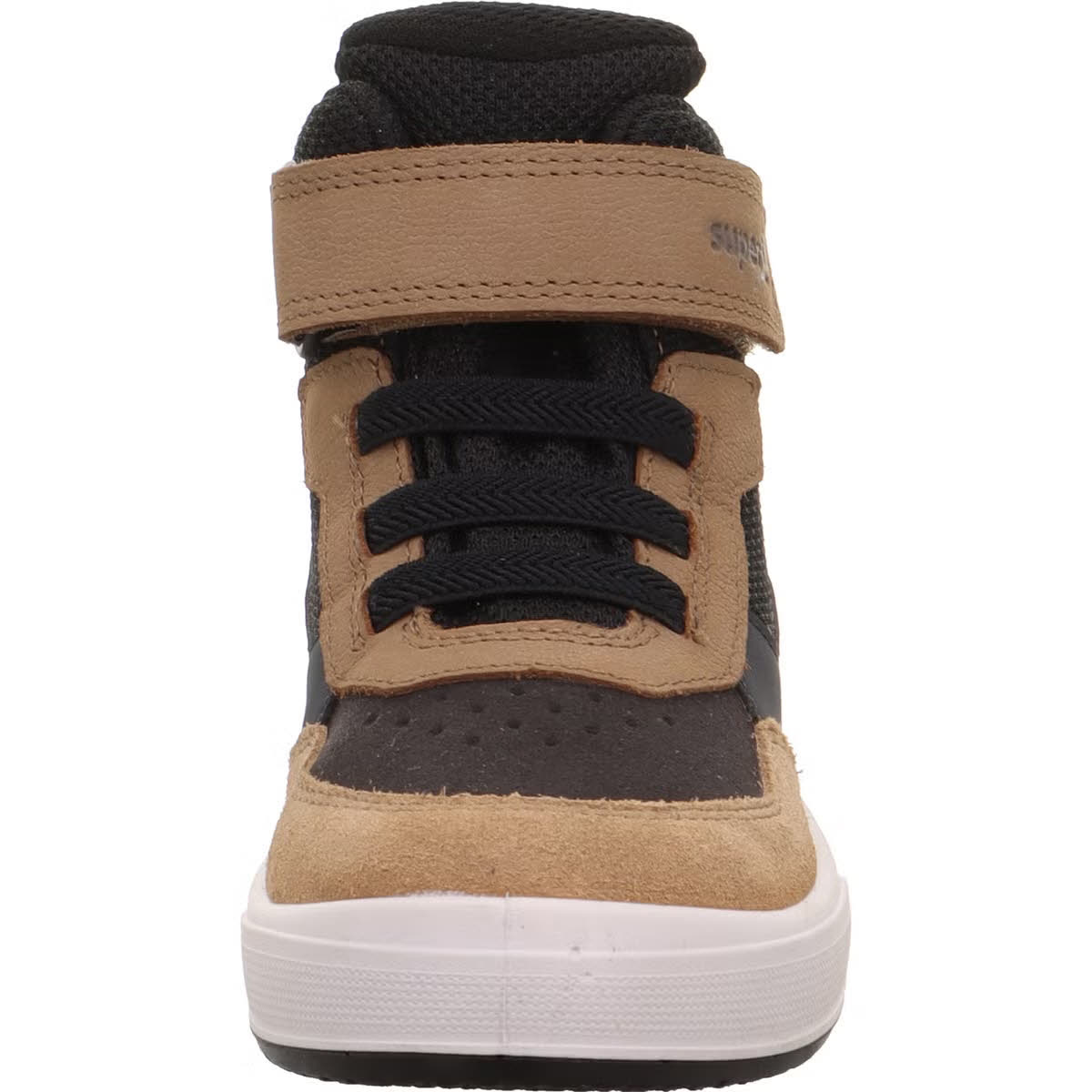 Superfit MAVERICK Kinder Jungen Sneaker High gefüttert braun/schwarz