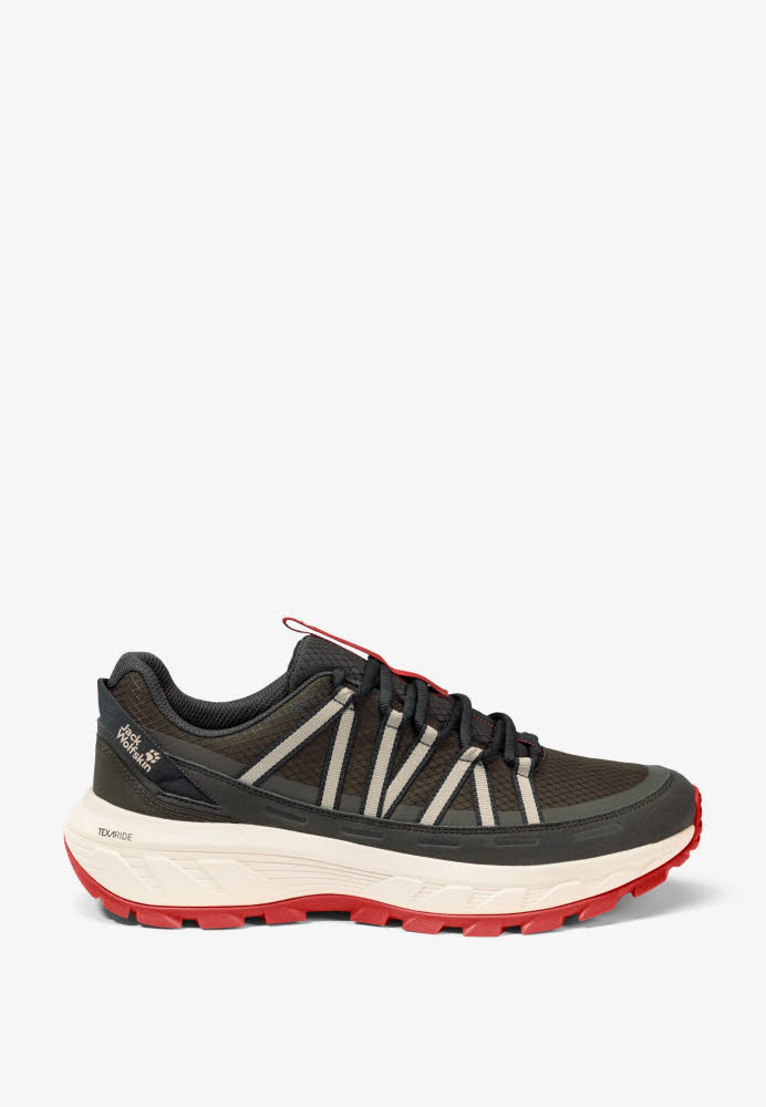 Jack Wolfskin Wild Hike Texapore Low M Herren Wanderschuhe Trekkingschuhe dunkelgrün