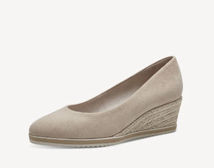 Tamaris Damen Pumps Modeschuh beige