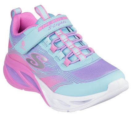 Skechers S-Lights: Cosmic Glow Sneaker Kinder Mädchen türkis pink