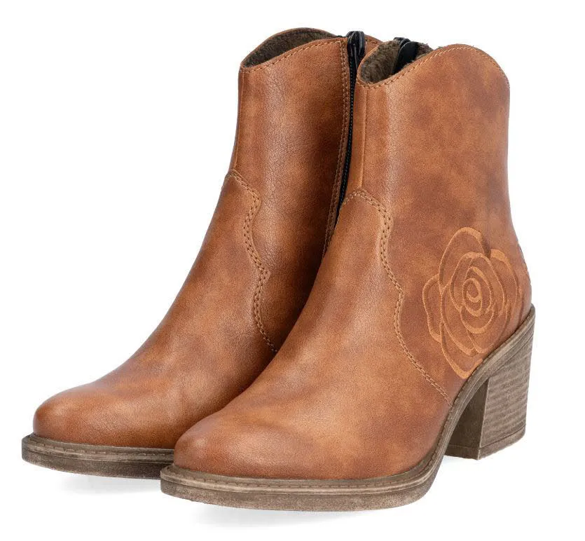 Rieker Damen Stiefel Stiefeletten braun