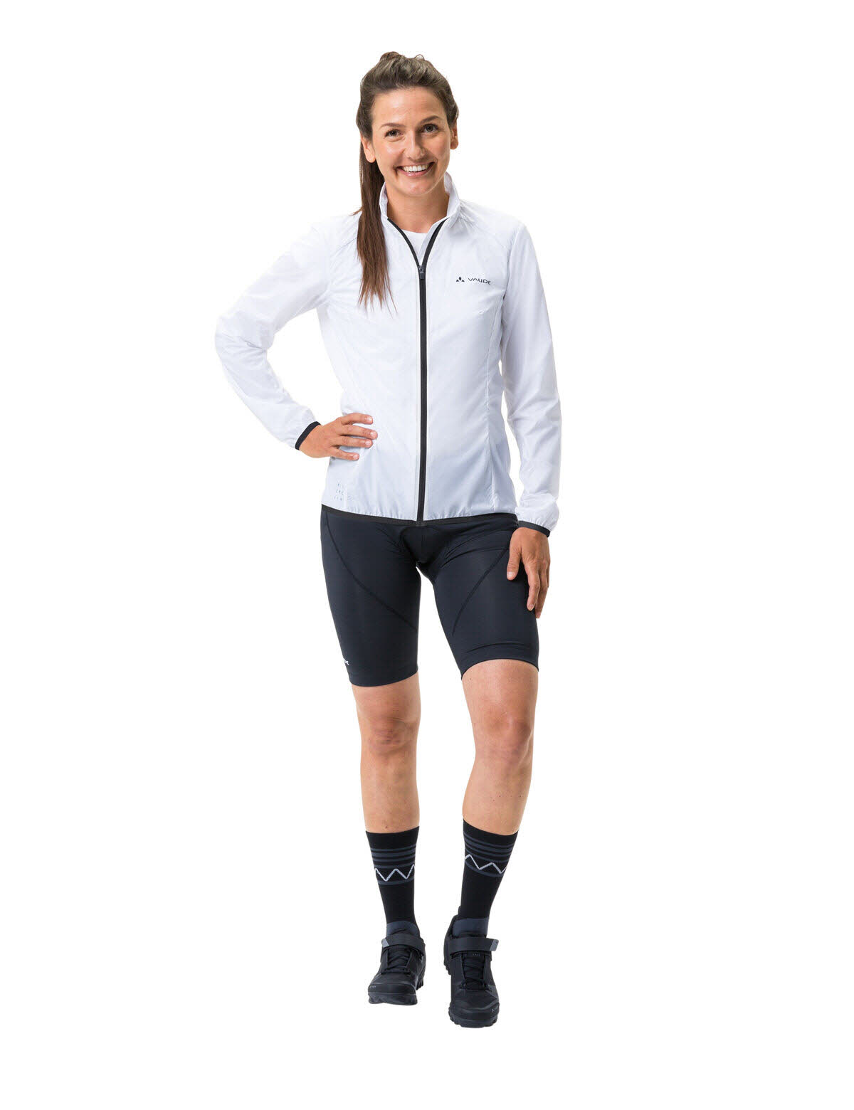 Vaude Women's Matera Air Jacket Windjacke Radjacke Damen weiß