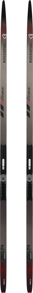 Rossignol DELTA COMP R-SKIN STIFF Langlaufski Klassisch Fellski + Race Classic Bdg. grau/schwarz