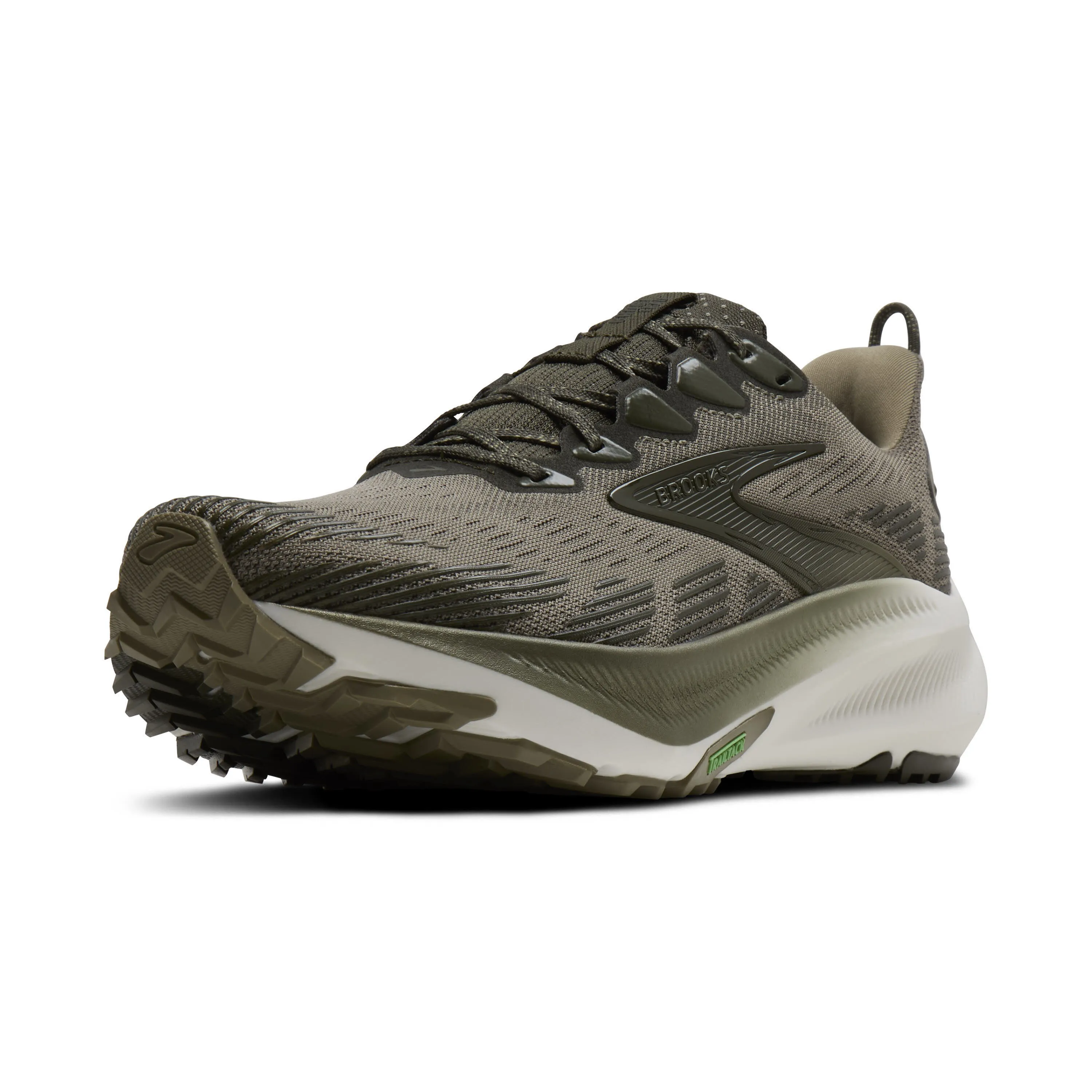 Brooks Ghost Trail Herren Trailrunning Laufschuhe olive/olive/metallic