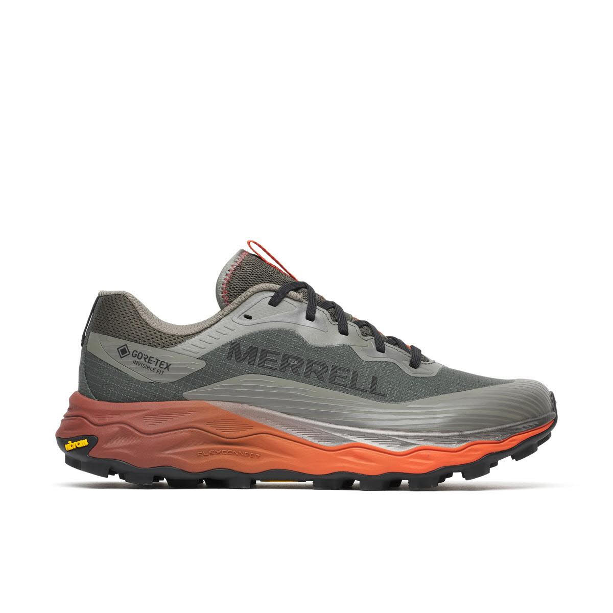 Merrell AGILITY PEAK 6 GTX Herren Laufschuhe Trailrunningschuhe grau/rot