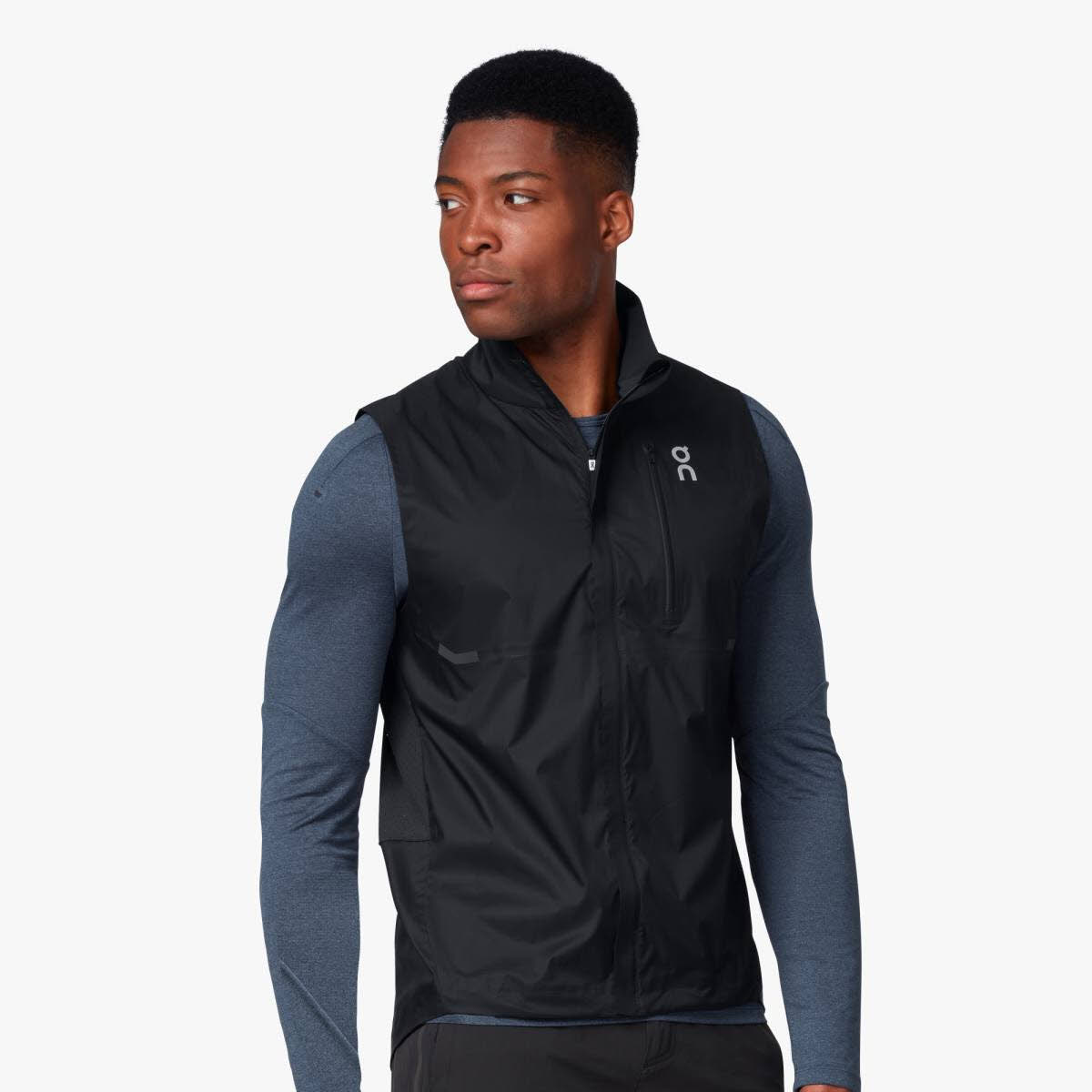 ON Weather Vest Herren Weste ärmellos wetterfest Funktionsweste schwarz NEU