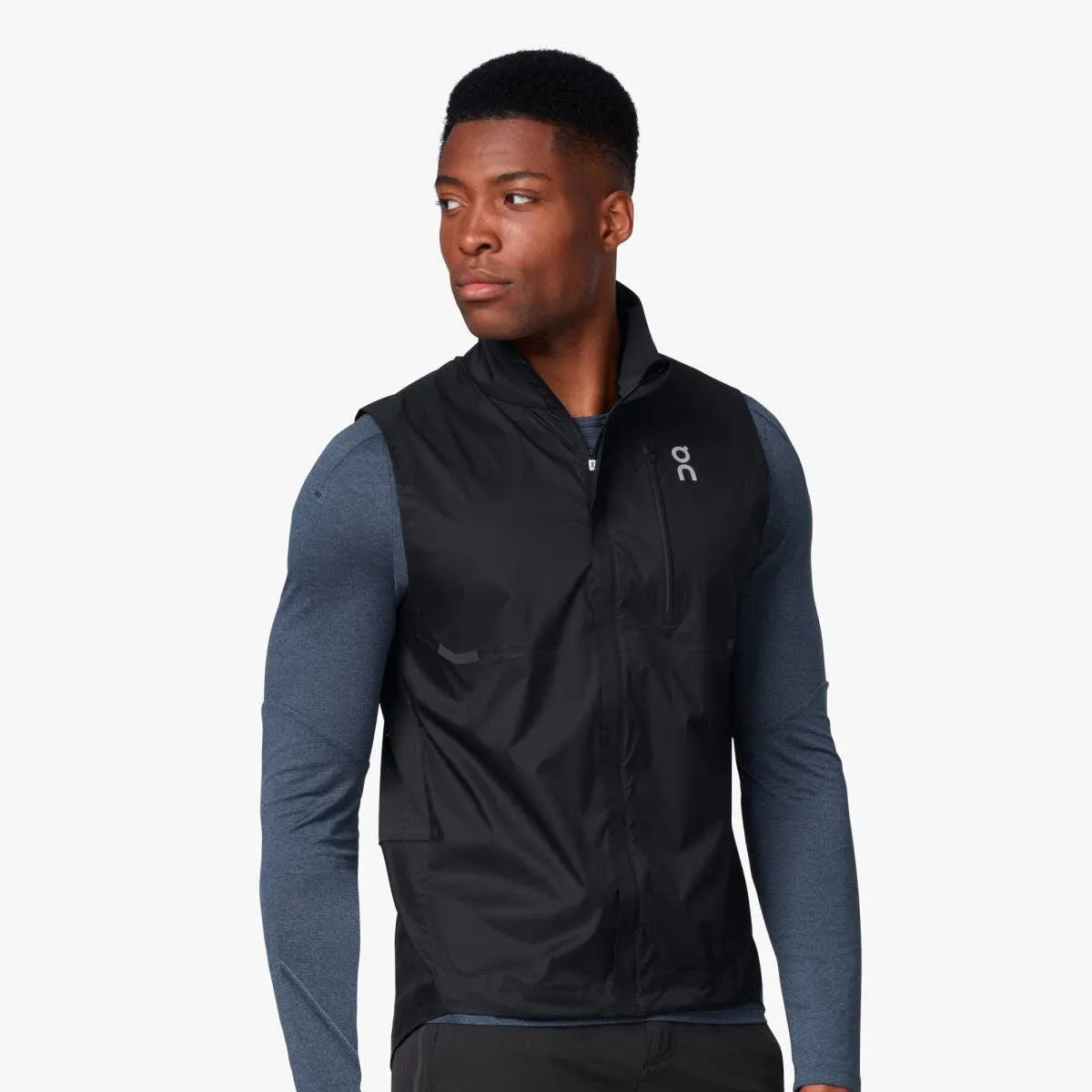 ON Weather Vest Herren Weste ärmellos wetterfest Funktionsweste schwarz NEU