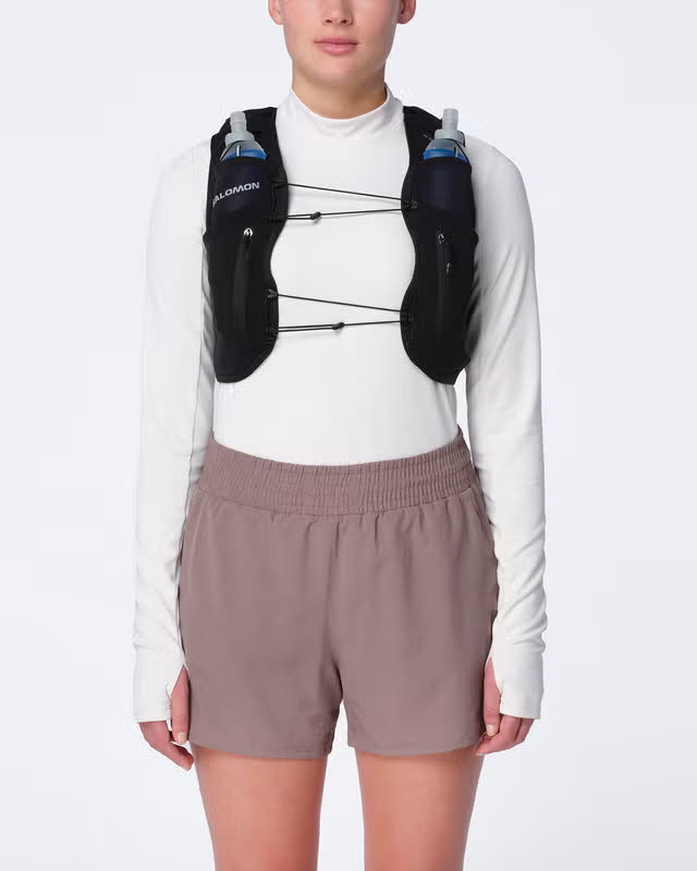 Salomon ADV Skin 12 Laufweste mit Flasks Damen schwarz/grau