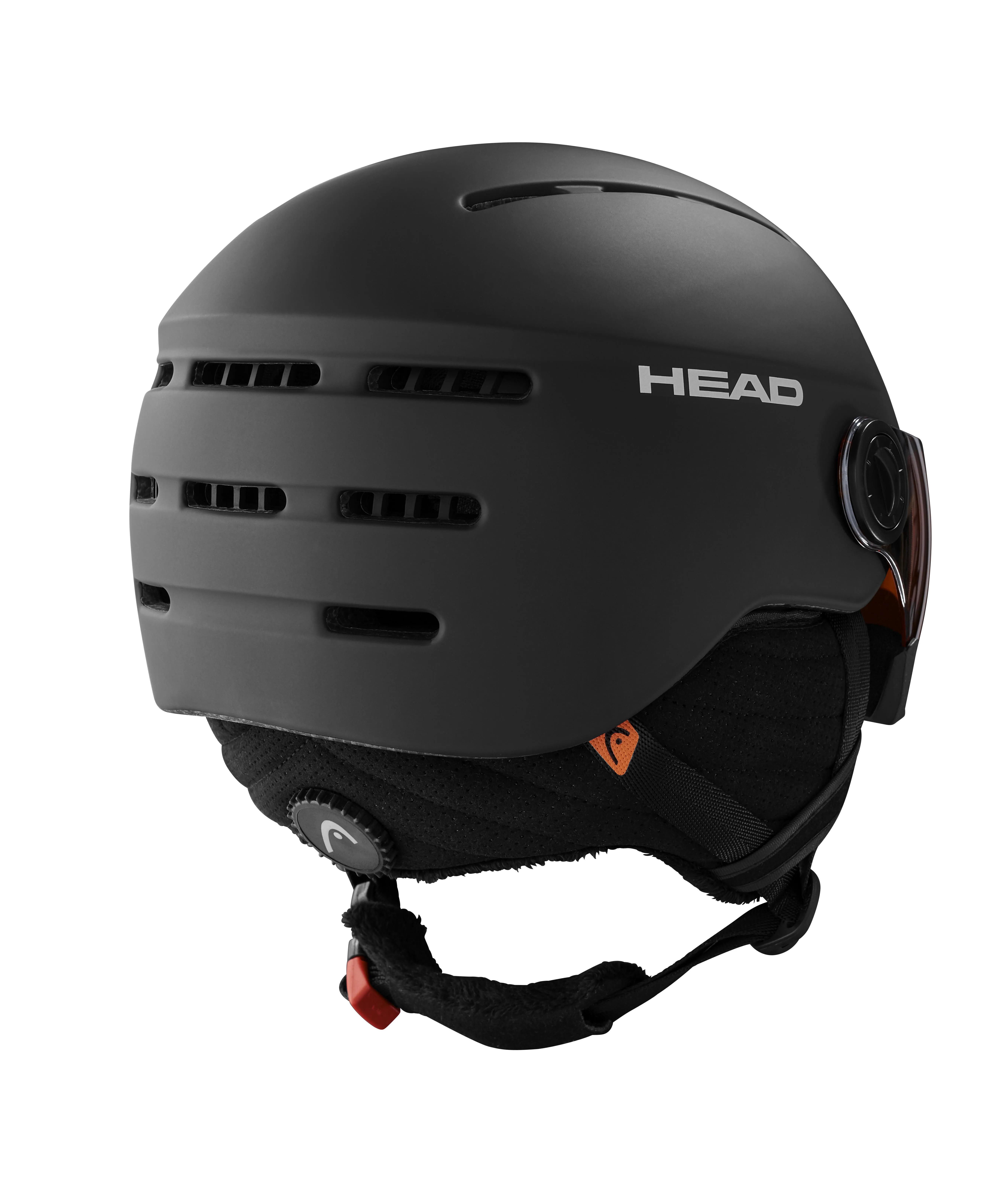 Head Knight Black Herren Skihelm Snowboardhelm Visierhelm Ski Alpin black NEU