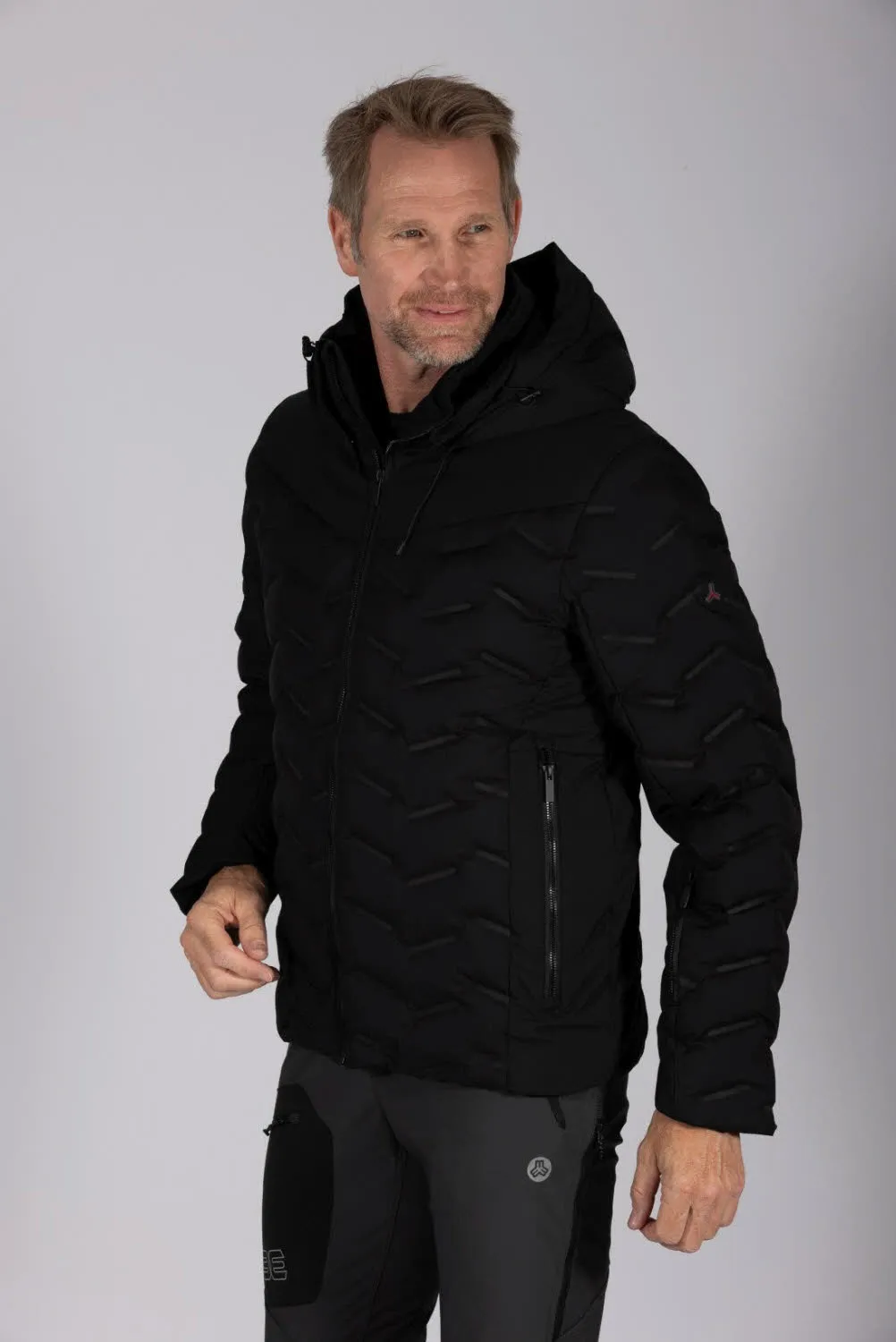 Maul Thun MTX Skijacke Winterjacke Steppjacke Herren schwarz