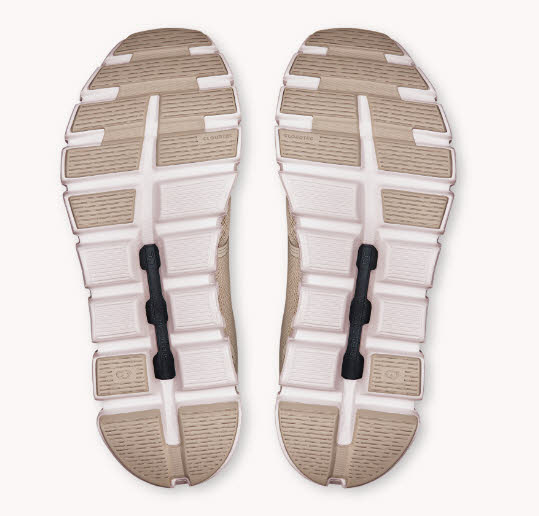 ON Cloud 6 Sneaker Freizeitschuh Damen beige