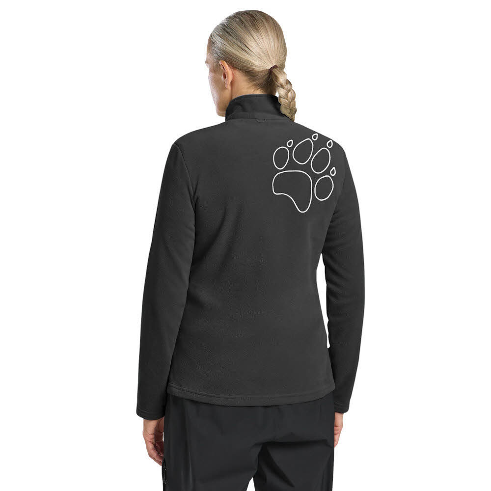 Jack Wolfskin WILD REBEL 200 FZ Damen Fleecejacke Midlayer Paw black
