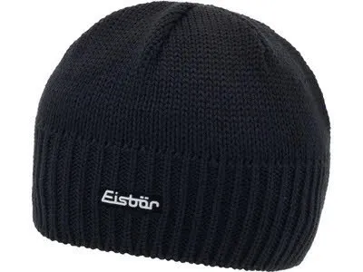 Eisbär Trop Unisex Mütze Wintermütze Wintersport Outdoor Beanie schwarz NEU