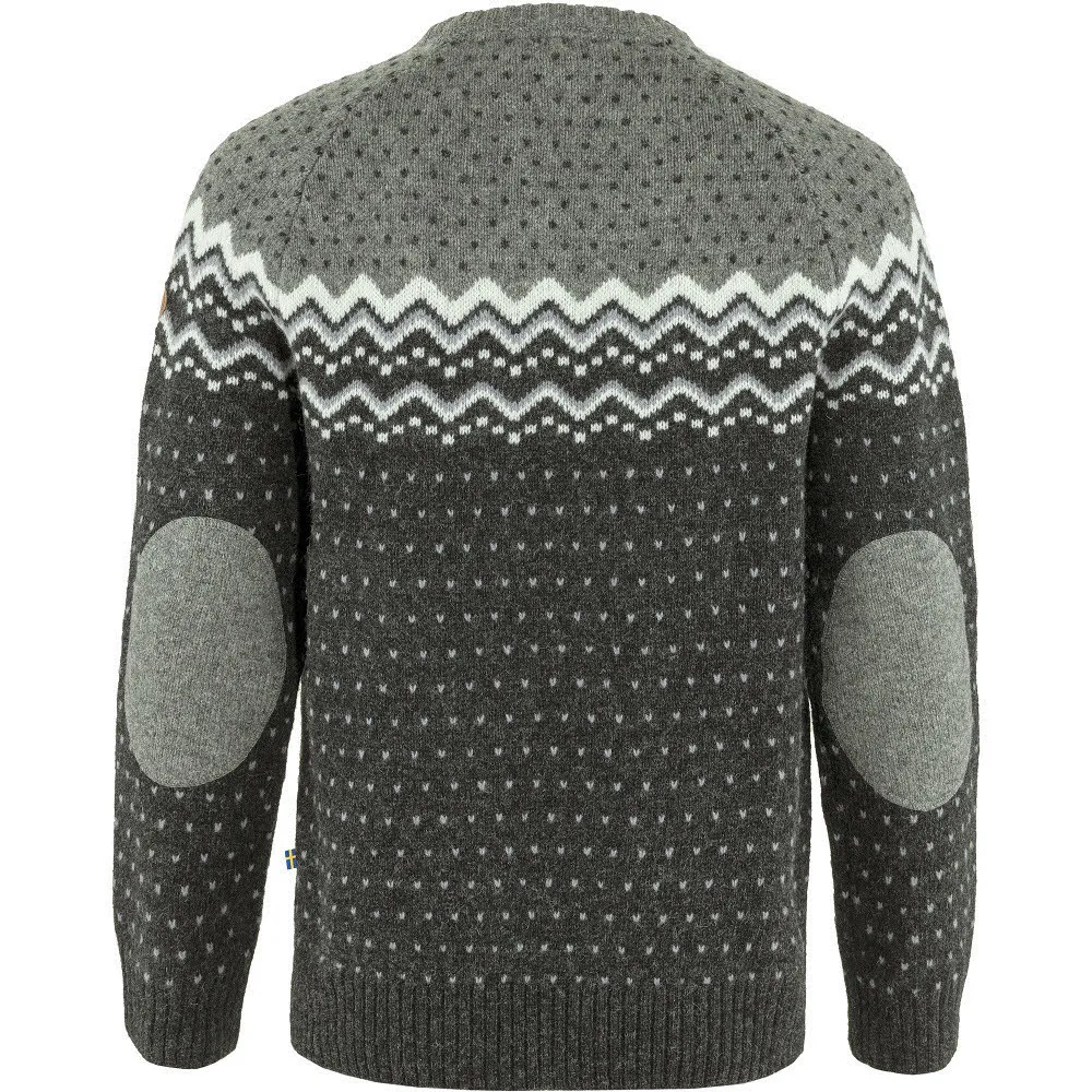 Fjällräven Övik Knit Sweater M Herren Strickpulli Wollpullover grau