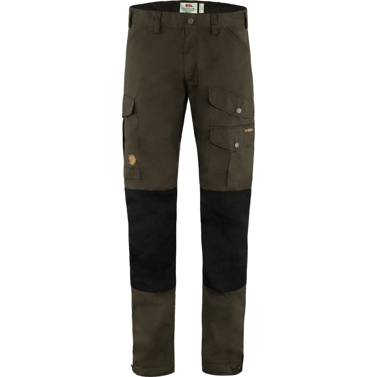 Fjällräven Vidda Pro Trousers M Herren Wanderhose Trekkinghose ungefüttert dark olive/black