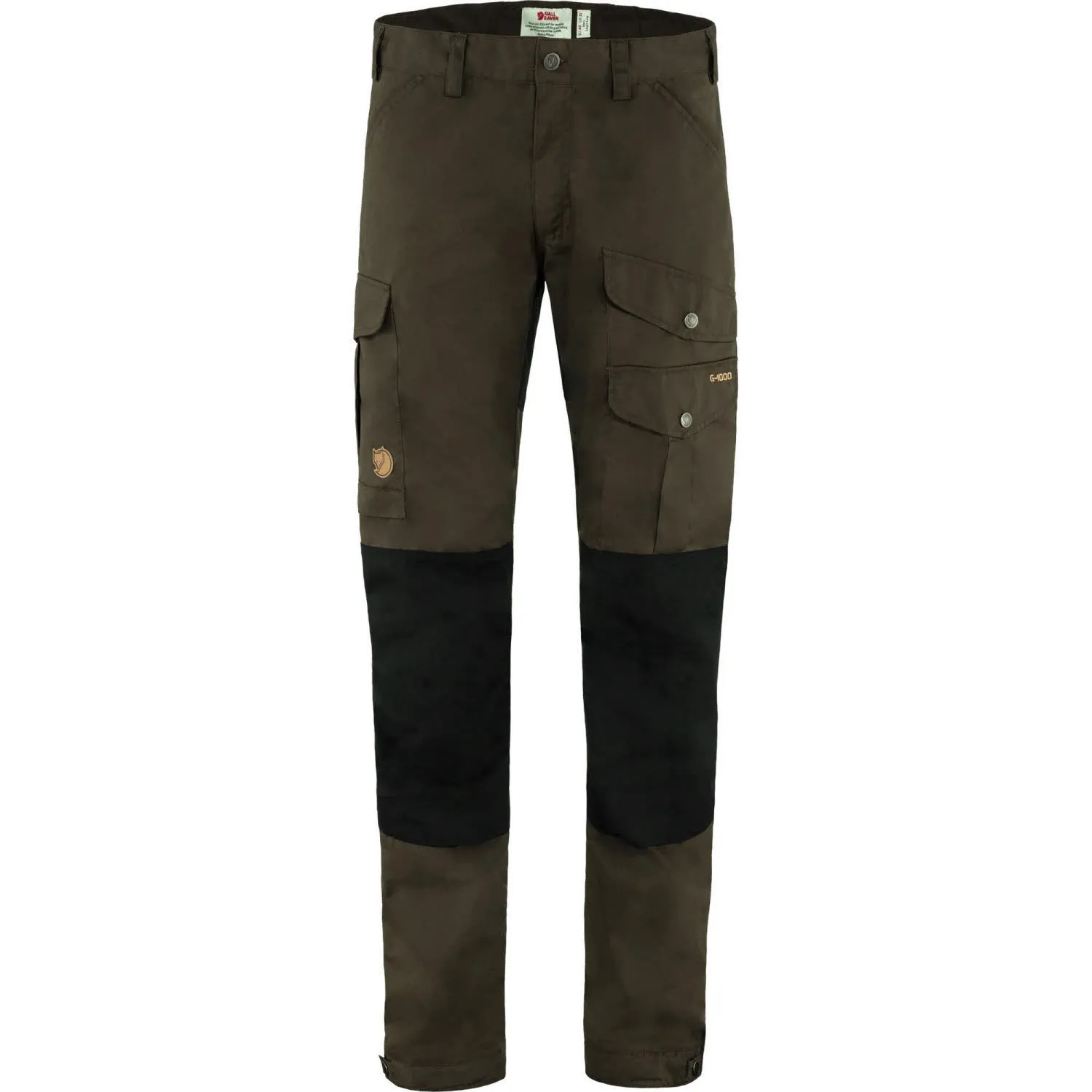 Fjällräven Vidda Pro Trousers M Herren Wanderhose Trekkinghose ungefüttert dark olive/black