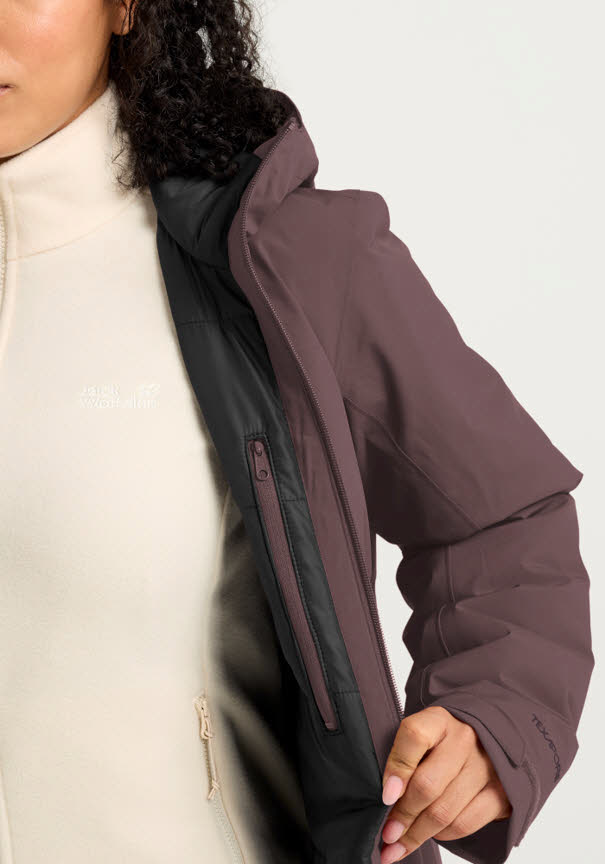 JACK WOLFSKIN DA HEIDELSTEIN 2 INS JKT Damen Kombijacke lila